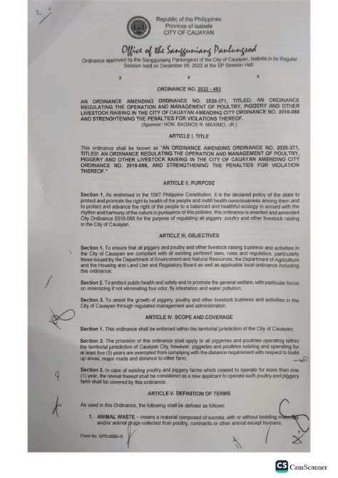 barangay ordinance regulating backyard poultry|An ordinance regulating the operation of piggery and poultry .